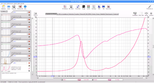 Audax HM100Z speaker test.png