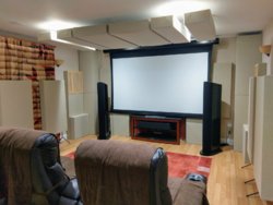 Finished HT/2 channel listening room