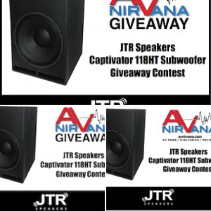 JTR Speakers Captivator 118HT Giveaway