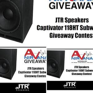 JTR Speakers Captivator 118HT Giveaway