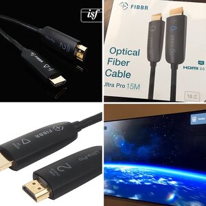 FIBBR Ultra Pro 15M HDMI 2.0 Cable