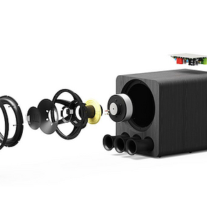 13" THX Ultra Certified 2000 Watt Powered Subwoofer