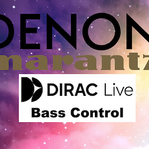 denon marantz dirac live bass control