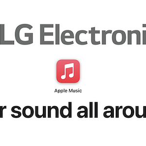 LG Electronics Apple Music Dolby Atmos