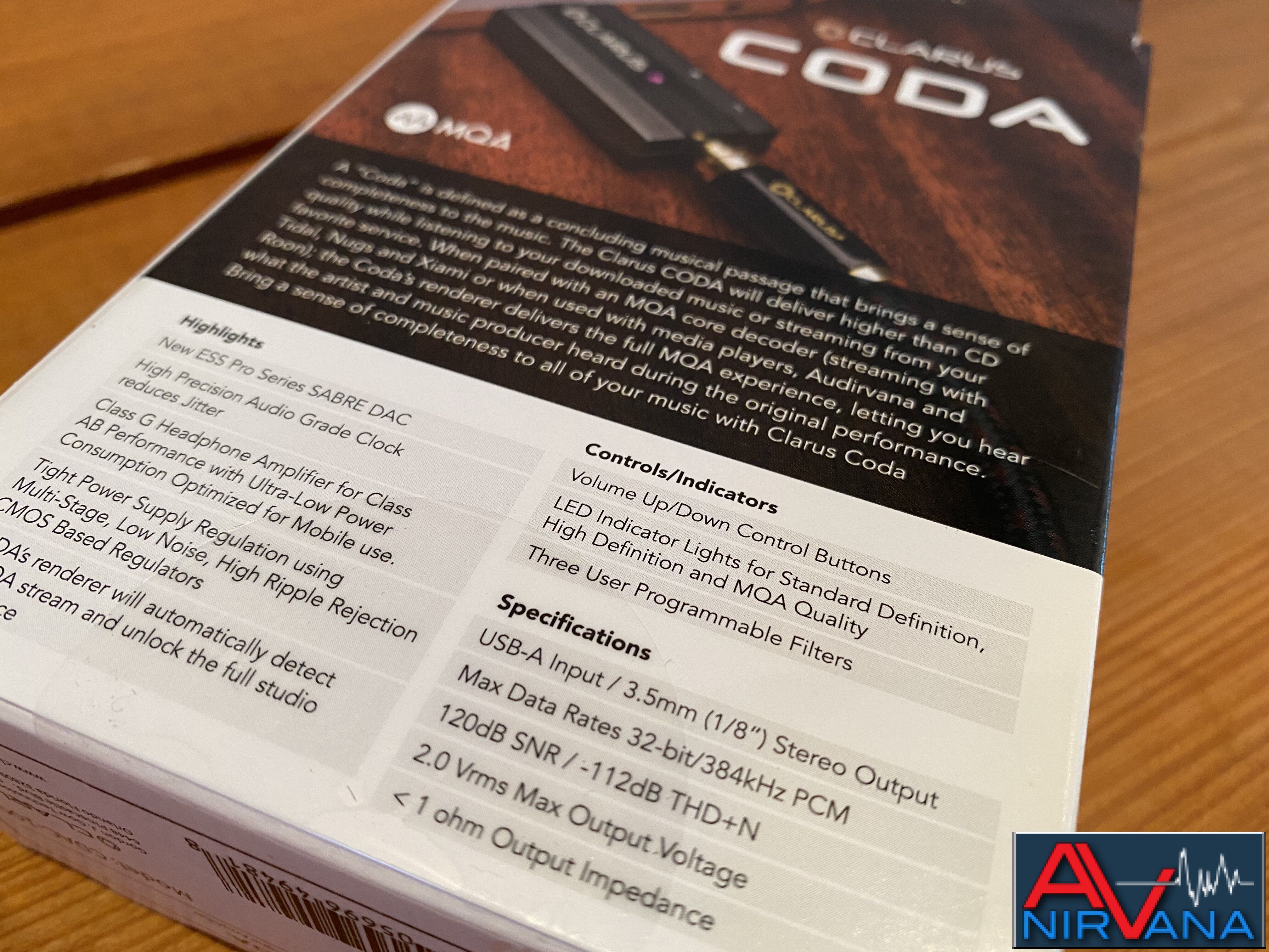 Clarus CODA Headphone DAC/AMP Review