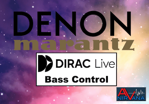 Denon marantz dirac live bass control