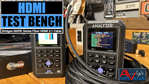 HDMI TEST BENCH: Bridgee HDMI 2.1 Fiber Optic