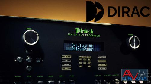 McIntosh New MX124 Processor Dirac Live Bass Control