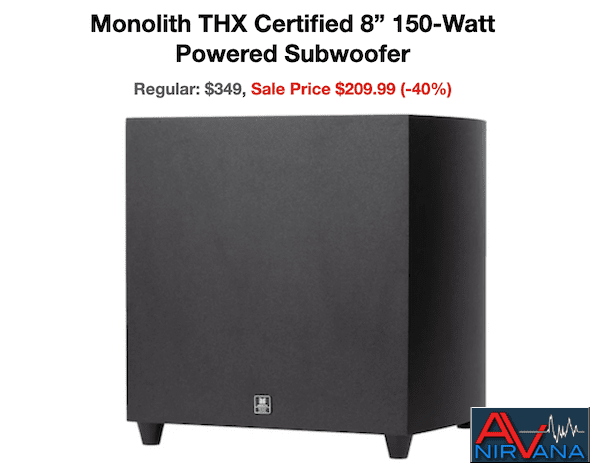 Monolith 8" sub