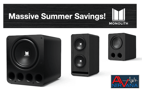 Monolith Subwoofer Savings 2023