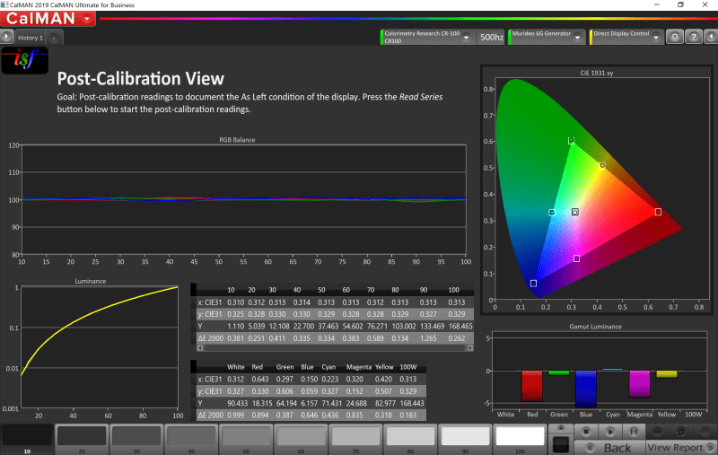 Post-Cal SDR Touch-up