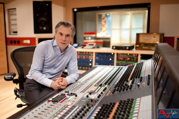 Wilfried (inventor Auro-3D) Behind Ams-Neve 88D Console At Galaxy Studios Copy